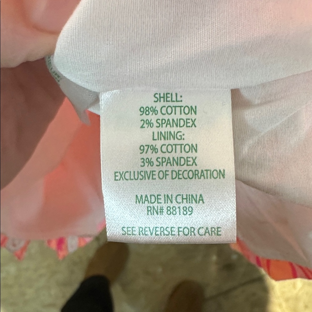 Lily Pulitzer Pink Floral Dress Size 4 - Picture 6 of 7